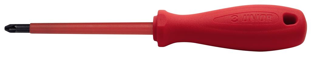 UNIOR - DOUBLE-CROSSTIP (PZ) SCREWDRIVER WITH INSULATED BLADE, VDE