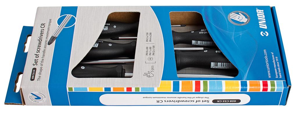 UNIOR - SCREWDRIVER SET CR
