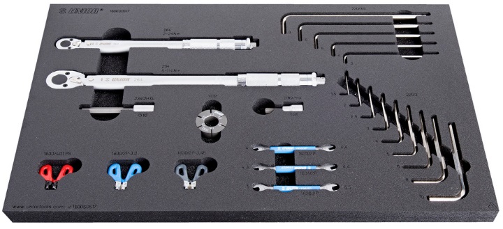UNIOR BIKE - SET FIETSGEREEDSCHAP IN SOS TOOL TRAY