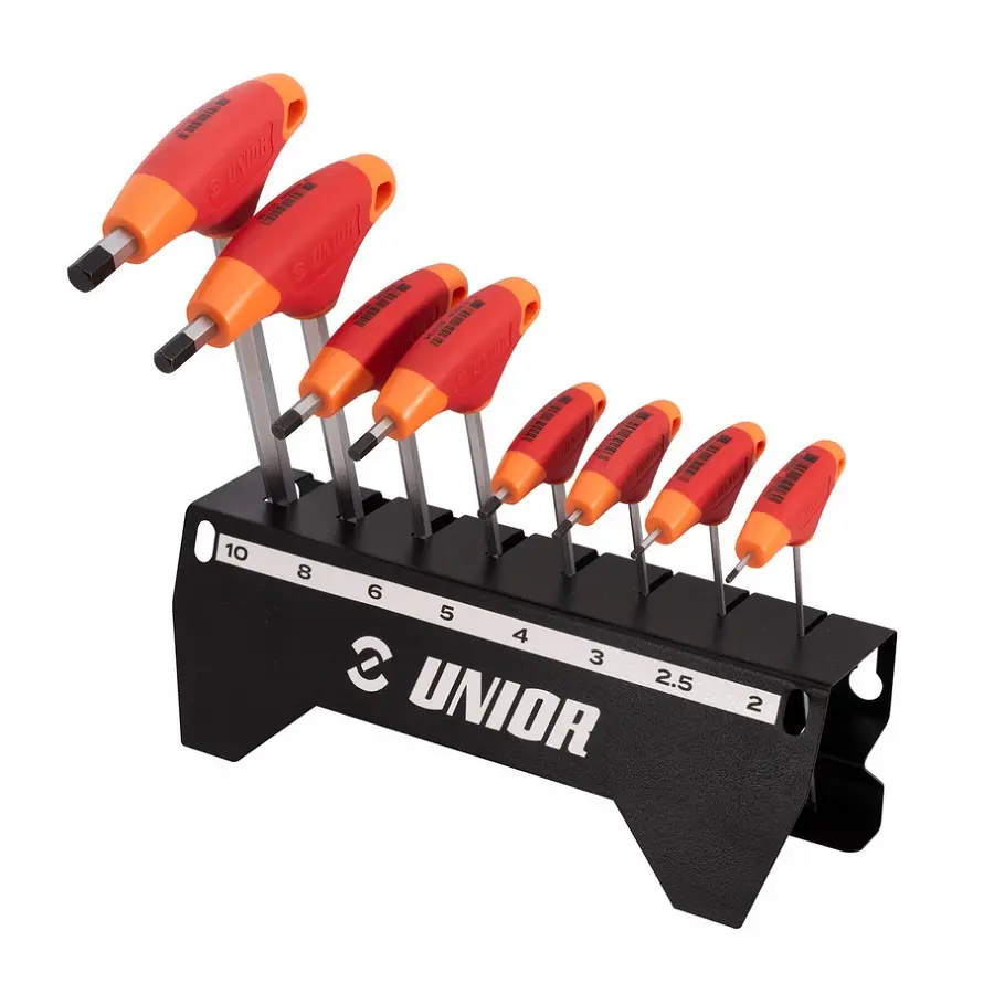 UNIOR BIKE - JEU CLE MALE POIGNEE EMBOUT HEXAGONAL