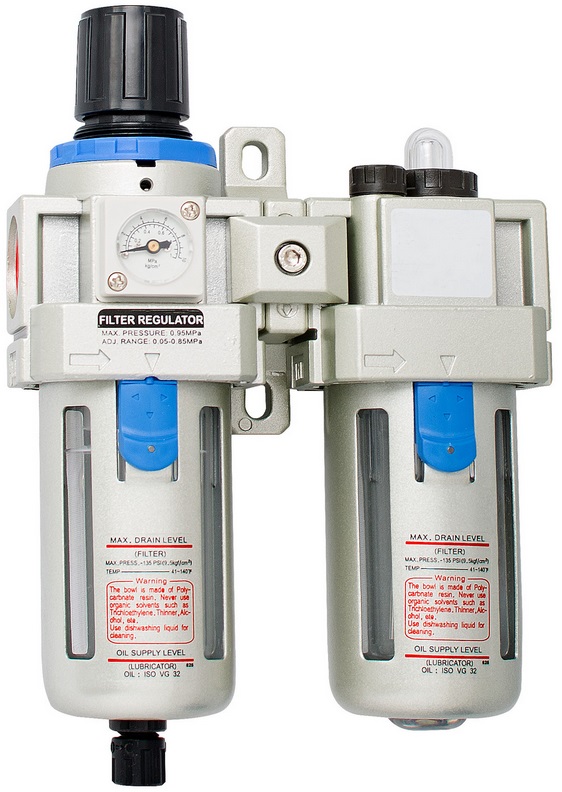 UNIOR - PNEUMATIC FILTER REGULATOR AND LUBRICATOR 1/2"