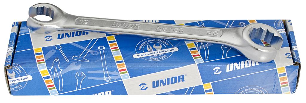UNIOR - SET OF OFFSET OPEN RING WRENCHES IN CARTON BOX