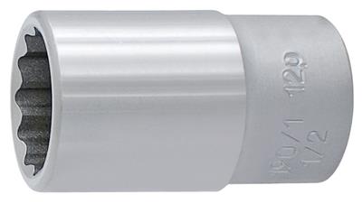 UNIOR - DOP 1/2" - 12-KANT - KORT