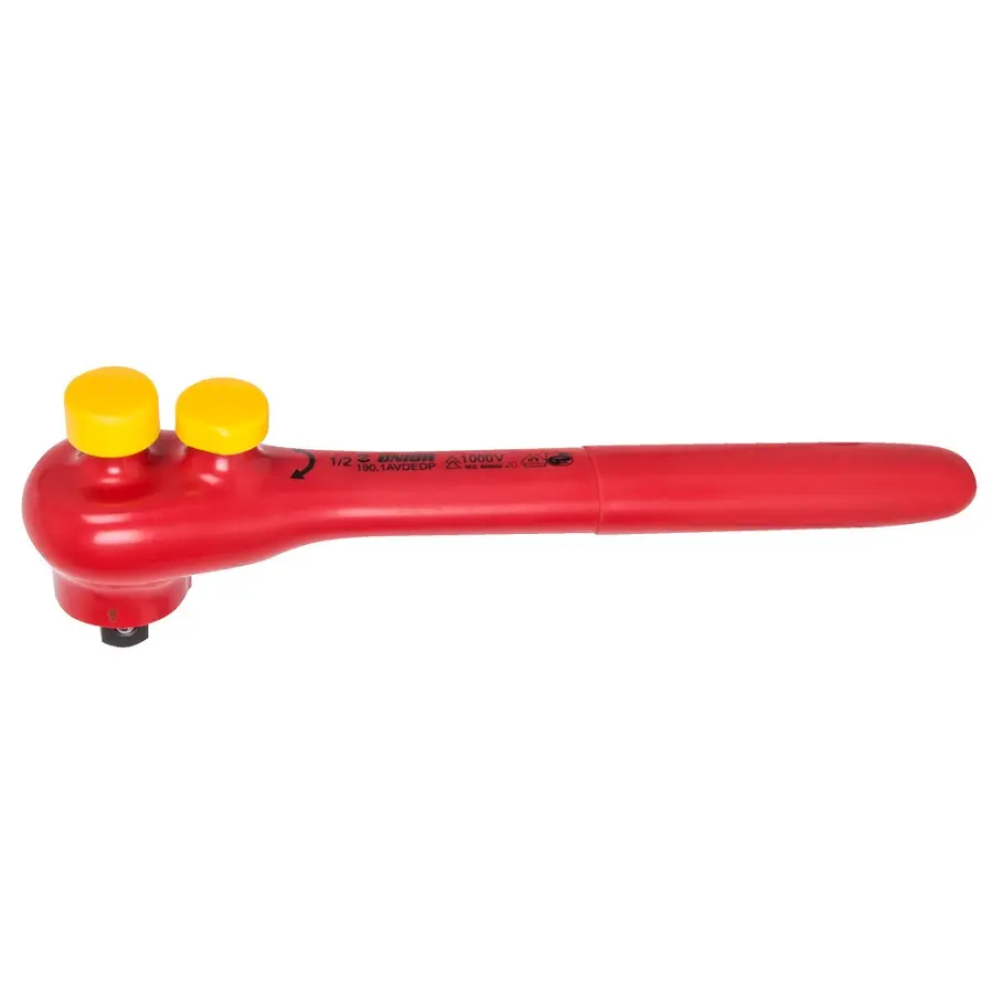 UNIOR - INSULATED REVERSIBLE RATCHET 1/2"