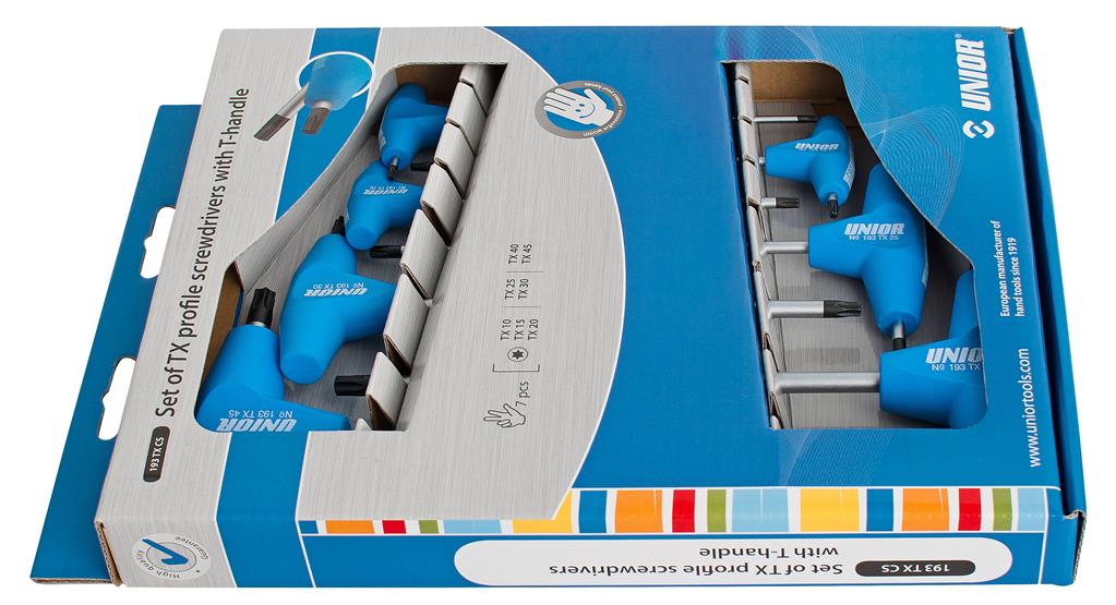 UNIOR - SET T-SCHROEVENDRAAIER TORX