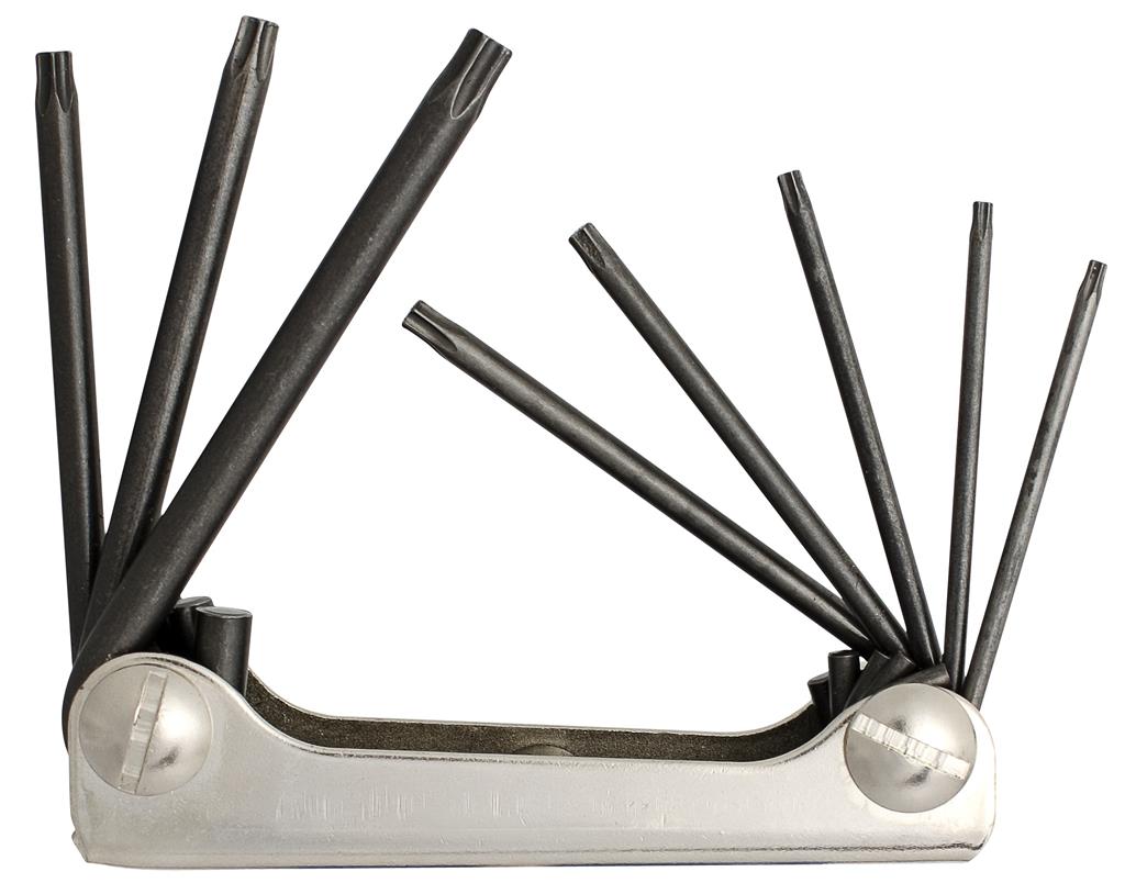 UNIOR - SET IMBUSSLEUTEL TORX MET GAATJE