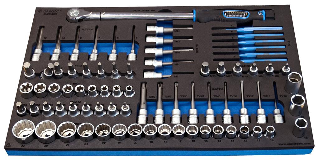 UNIOR - SET OF HAND TOOLS IN SOS TOOL TRAY