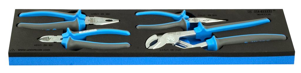 UNIOR - SET OF BI PLIERS IN SOS TOOL TRAY
