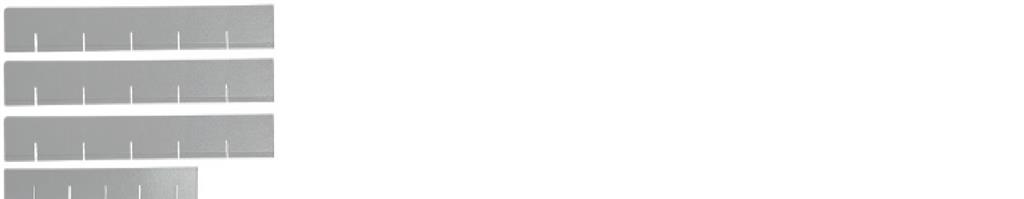 UNIOR - PARTITIONS FOR NARROW DRAWERS CABINET