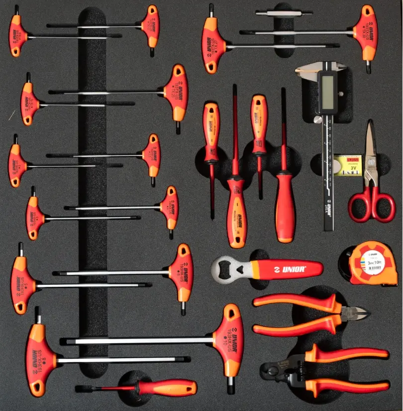 UNIOR BIKE - SET OF TOOLS IN TRAY 1 FOR 2600A AND 2600C - GENERAL TOOLS