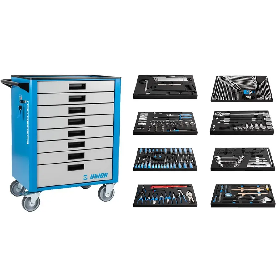 UNIOR - SET TOOLS VOOR HET ONDERHOUD VAN ZWARE MACHINES