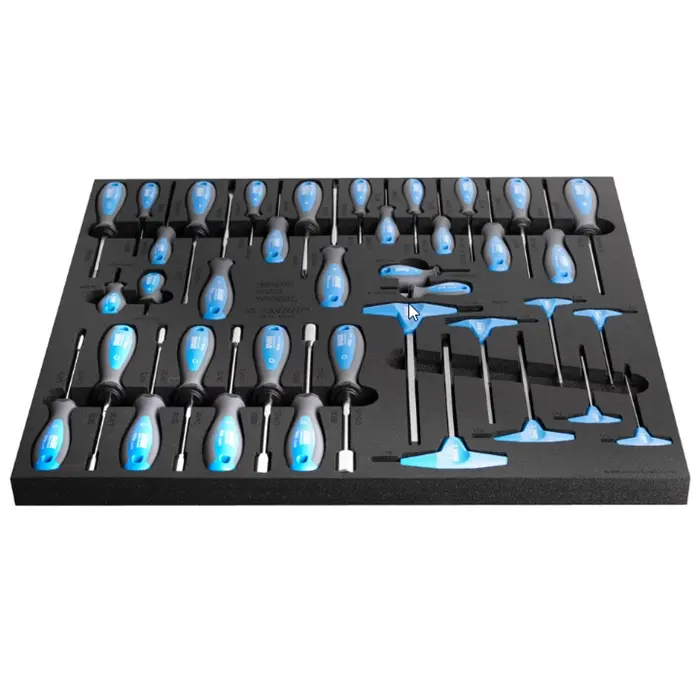 UNIOR - SET OF SCREWDRIVERS IN A TRAY FOR 1020A
