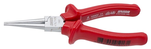 [13.476.1VDE.160] UNIOR - LONG ROUND NOSE PLIERS