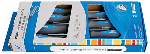 [35.621.TBI.CS7] UNIOR - SET SCHROEVENDRAAIERS TBI TORX