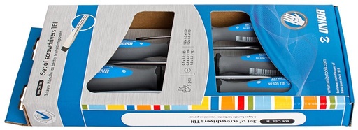 [35.606.TBI.CS5] UNIOR - SET SCHROEVENDRAAIERS TBI PLAT