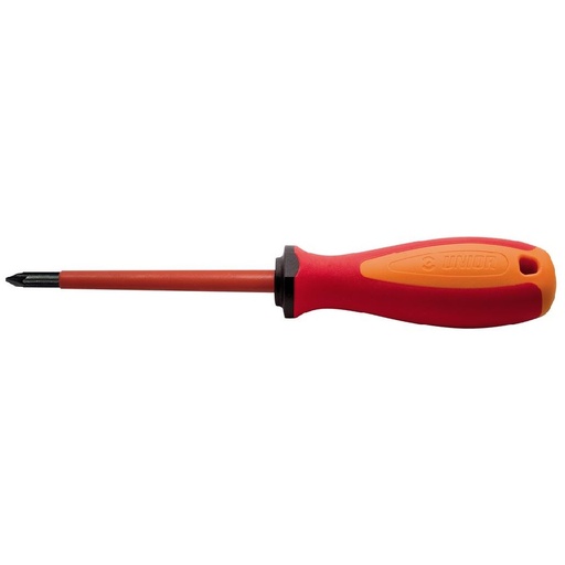 [35.623.VDETBI.PZ0] UNIOR - DOUBLE-CROSSTIP (PZ) SCREWDRIVER WITH INSULATED BLADE, VDE TBI