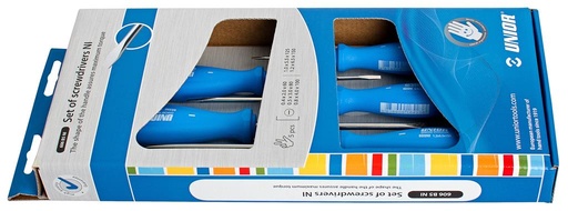 [35.606.B5.NI] UNIOR - SET OF FLAT-HEAD SCREWDRIVERS