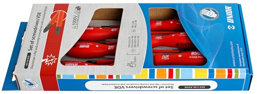 [35.603.CS6AVDE] UNIOR - SCREWDRIVER SET VDE