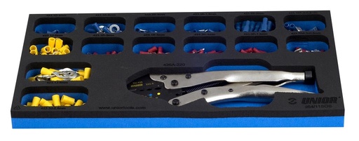 [13.964.11.SOS] UNIOR - SET CRIMP-GRIP PLIERS