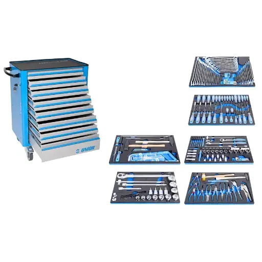 [13.1012.A.EV6] UNIOR - SET OF TOOLS FOR SERVICING HEAVY MACHINERY AND VEHICLES