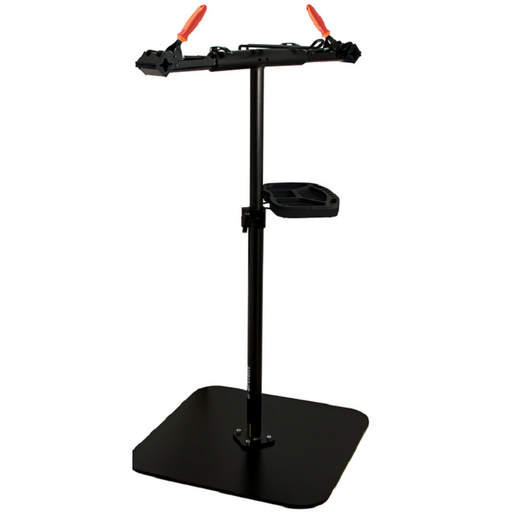 [13.BIKE.1693.CS.R] UNIOR BIKE - PRO REPAIR STAND WITH DOUBLE CLAMP, MANUALLY ADJUSTABLE