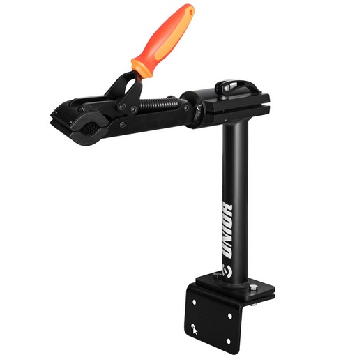 [13.BIKE.1693.2.R] UNIOR BIKE - AUTOMATISCH AANPASBARE KLEM VOOR MUUR OF WERKBANK