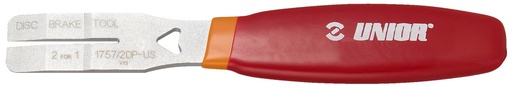 [13.BIKE.1757.2DP.R] UNIOR BIKE - 2 FOR 1 DISC BRAKE TOOL