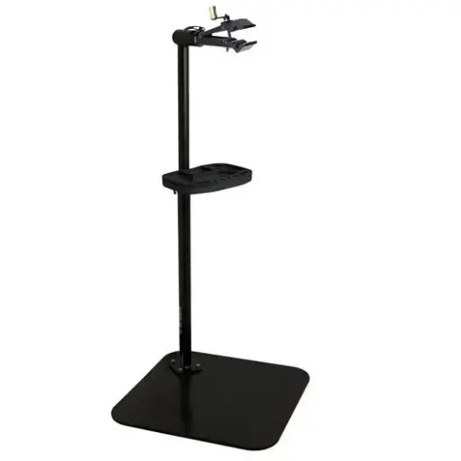 [13.BIKE.1693.BQ] UNIOR BIKE - STAND DE REPARATION A SIMPLE MACHOIRE AVEC PLAQUE