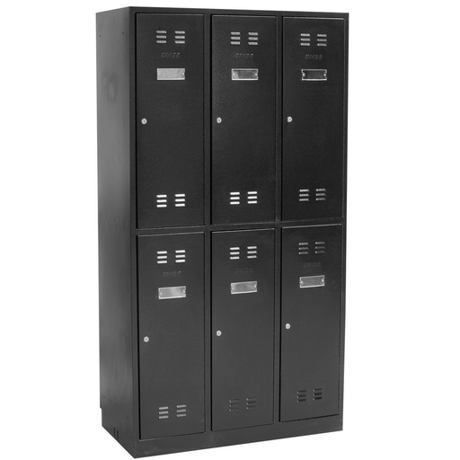 [13.BLACK.950.6] UNIOR - ARMOIRE - 9 COMPARTIMENTS - NOIRE