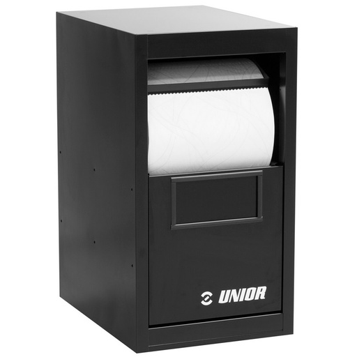 [13.BLACK.990.BIN] UNIOR - POUBELLE+PORTE-PAPIER+ROULEAU - NOIRE