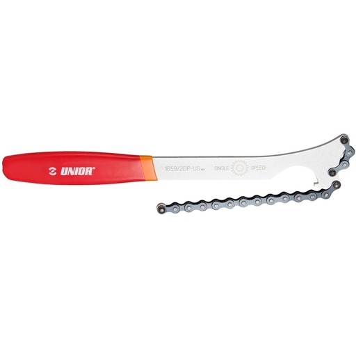 [13.BIKE.1659.2DP.R] UNIOR BIKE - KETTINGZWEEP SINGLE SPEED 