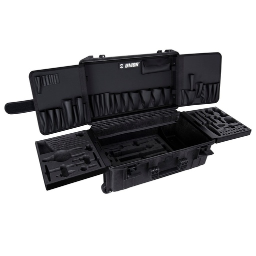 [13.BIKE.970.MASTKIT] UNIOR BIKE - GEREEDSCHAPSKOFFER MASTER KIT LEEG