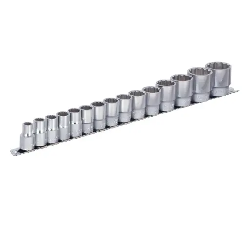 [13.190.H.12P.15] UNIOR - SOCKET SET 1/2" ON RAIL