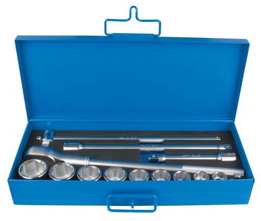 [13.197.MB1.22.46.14] UNIOR - SOCKET SET 3/4" IN METAL BOX
