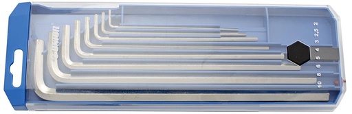 [13.220.3LPB2.2.10] UNIOR - SET OF HEX WRENCHES, LONG TYPE IN PLASTIC BOX
