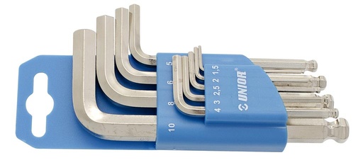 [13.220.3SPH.015.100] UNIOR - SET IMBUSSLEUTELS KOGELPUNT