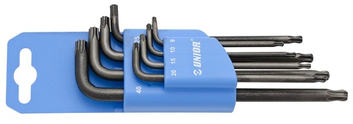 [13.220.7TXSPH.9.40] UNIOR - SET IMBUSSLEUTEL TORX KOGELPUNT