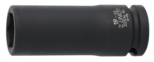 [13.231.4L6P.1.2.3.8] UNIOR - IMPACT SOCKET 1/2", LONG TYPE, 6 POINT