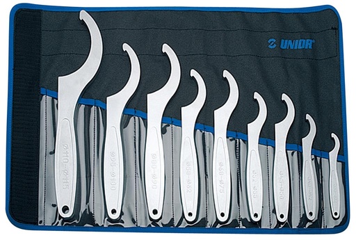 [13.255.2CT.9] UNIOR - SET OF HOOK WRENCHES IN BAG