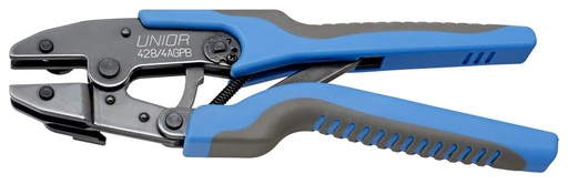 [13.428.4AGPB] UNIOR - SET OF GRIP CRIMP PLIERS WITH EXCHANGEABLE JAWS IN PLASTIC BOX