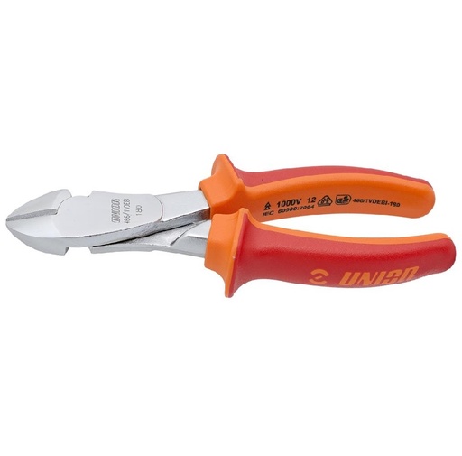 [13.466.1VDEBI.180] UNIOR - HEAVY DUTY DIAGONAL CUTTING NIPPERS