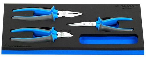 [13.964.6.SOS] UNIOR - SET OF BI PLIERS IN SOS TOOL TRAY