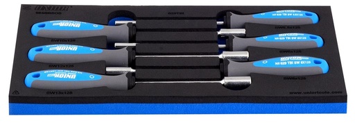 [13.964.9B.SOS] UNIOR - SET OF SOCKET WRENCHES WITH TBI HANDLE IN SOS TOOL TRAY