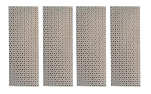 [13.990.BA] UNIOR - GEPERFOREERDE ACHTERWAND HOEK 4 PCS