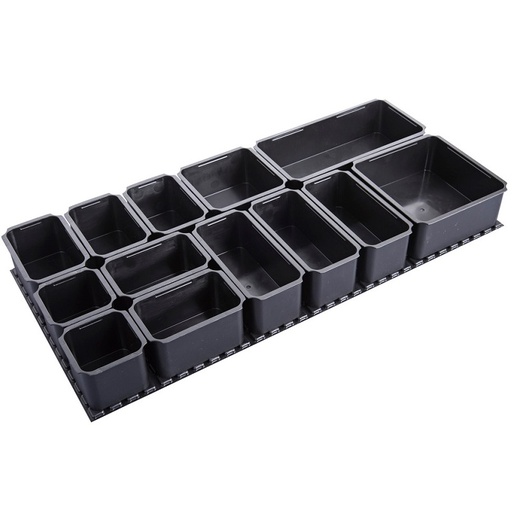 [13.SET.PB.990.HPBMOD] UNIOR - SET VAN PLASTIEKEN BOXEN MET BASE PADE