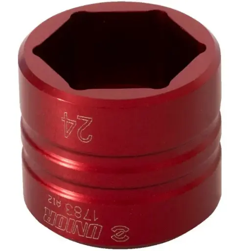 [13.BIKE.1783.16P.32.R] UNIOR BIKE - SUSPENSION TOP CAP SOCKET (ANODIZED ALUMINIUM)