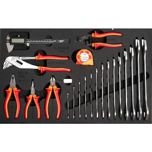 [13.BIKE.1600SOS.22.R] UNIOR BIKE - SET FIETSGEREEDSCHAP IN SOS TOOL TRAY