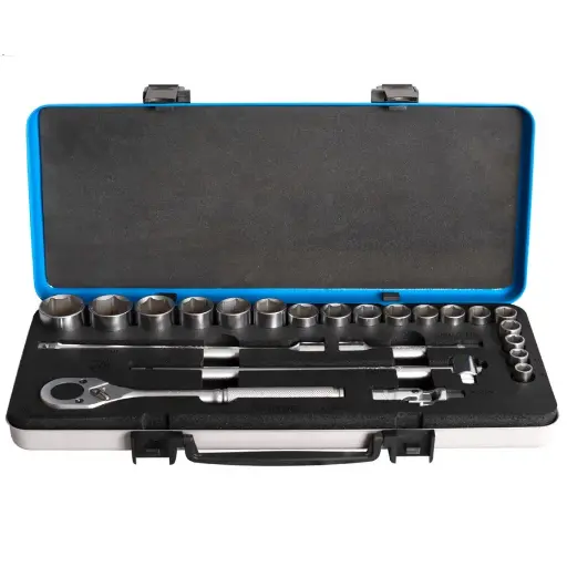 [13.190.BI6P.10.32.23] UNIOR - SOCKET SET 1/2" IN METAL BOX