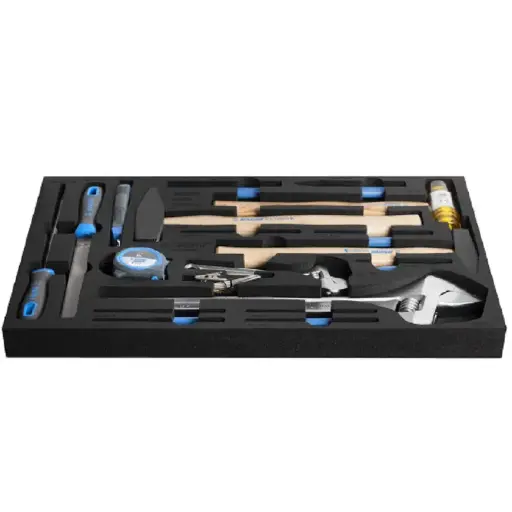 [13.964.52A.SOS] UNIOR - ENSEMBLE D'OUTILS DANS MOUSSE SOS