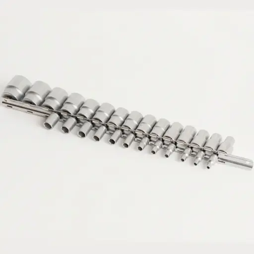 [13.188.190.H.4.32] UNIOR - SOCKET SET 1/2" + 1/4" ON RAIL